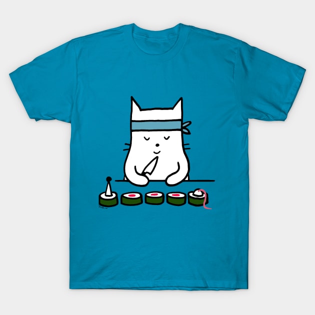 Sushi Cat - JoKoBo T-Shirt by JoKoBo